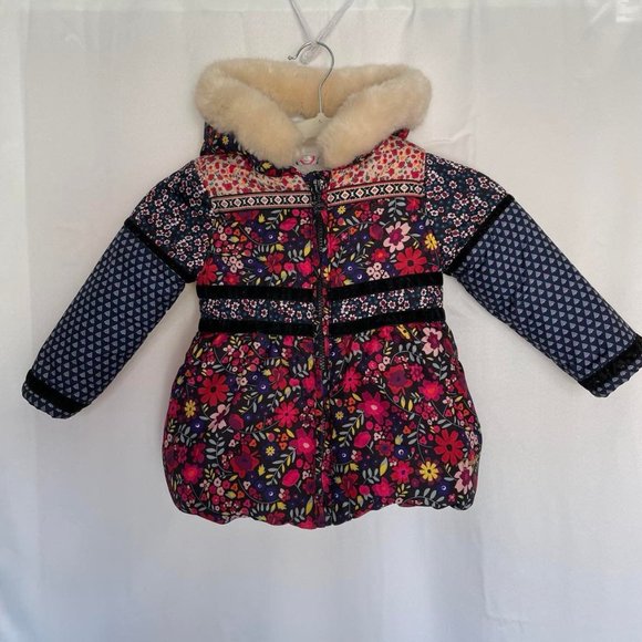 Desigual Girls Jacket, Colorful Multi-color print Size 3-4 - Picture 4 of 4